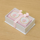 Set of 20 Baby Girl carousel theme design premium chocolate 2pc view top box