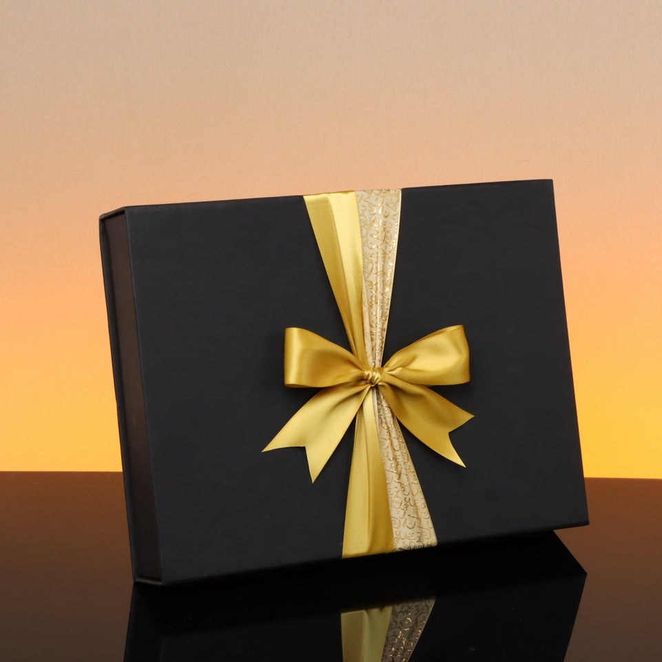 Premium chocolate magnetic black hard box