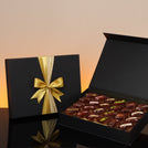 Luxury mixed stuffed dates magnetic black hard box