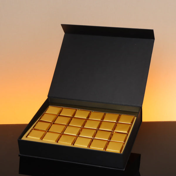 Acrylic decorated Ramadan Kareem chocolate magnetic hard box