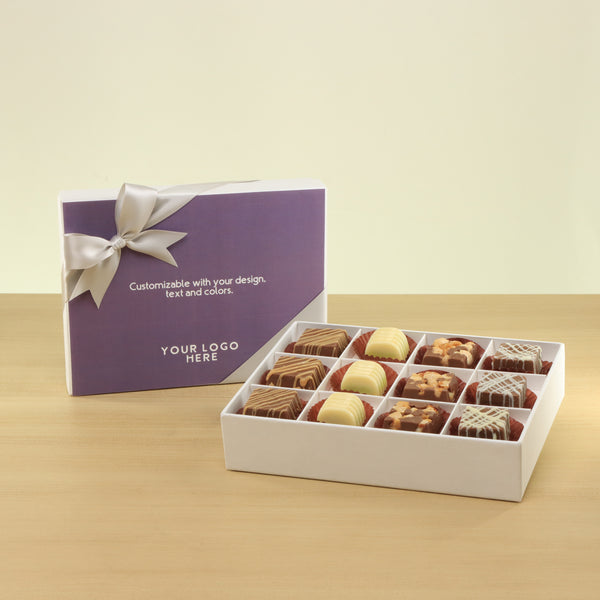 Set of 5 Corporate customized premium chocolate 12P hard box