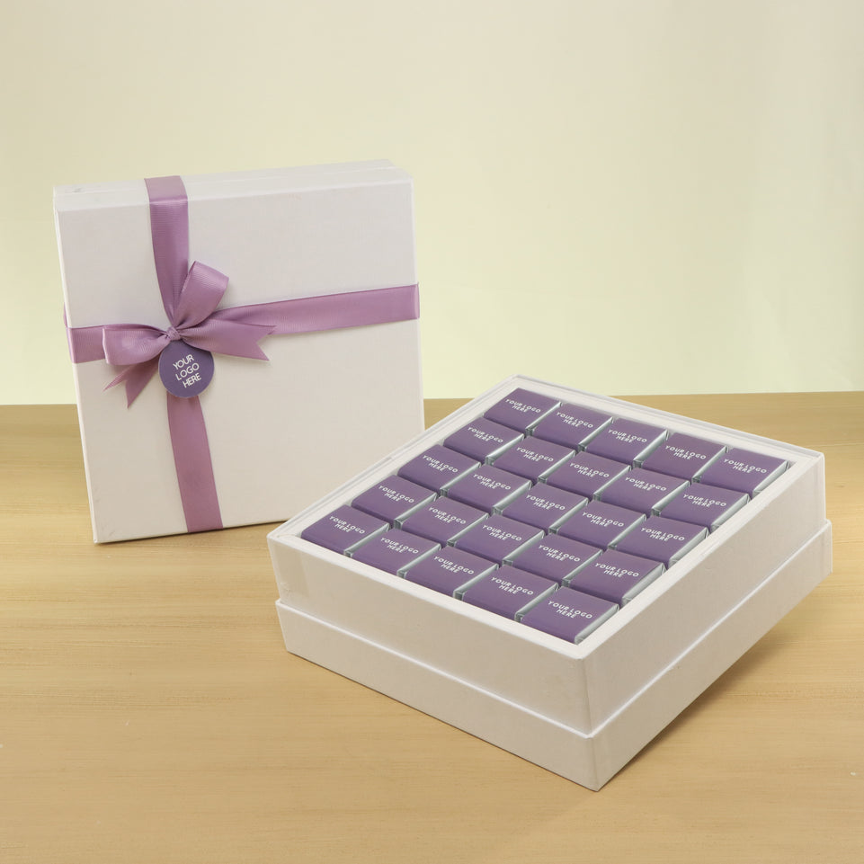 Set of 2 Corporate customized premium chocolate hard box