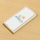 Set of 10 Corporate customized premium plain milk chocolate bar