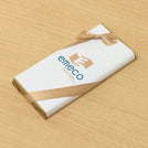 Set of 10 Corporate customized premium plain milk chocolate bar