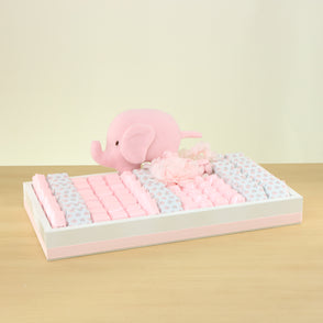 Baby girl elephant theme designed pre...