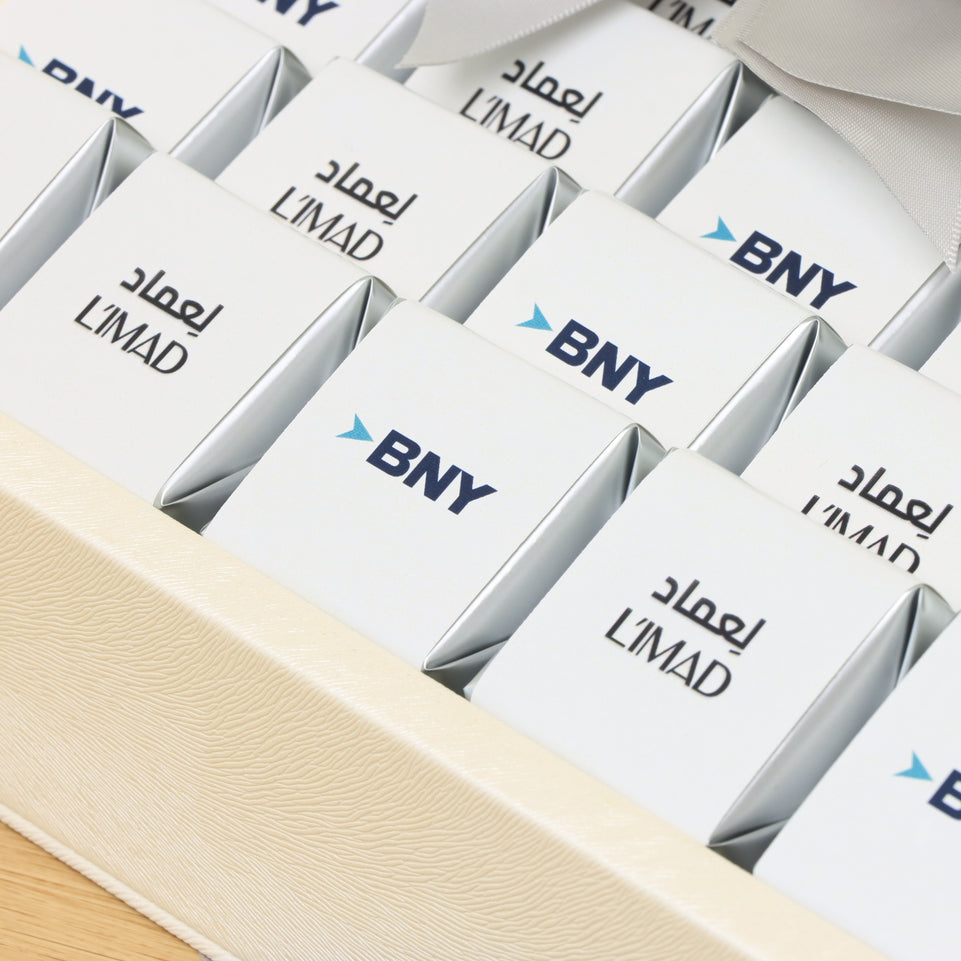 Corporate customized premium chocolate medium leather tray