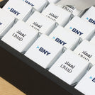 Corporate customized premium chocolate medium leather tray