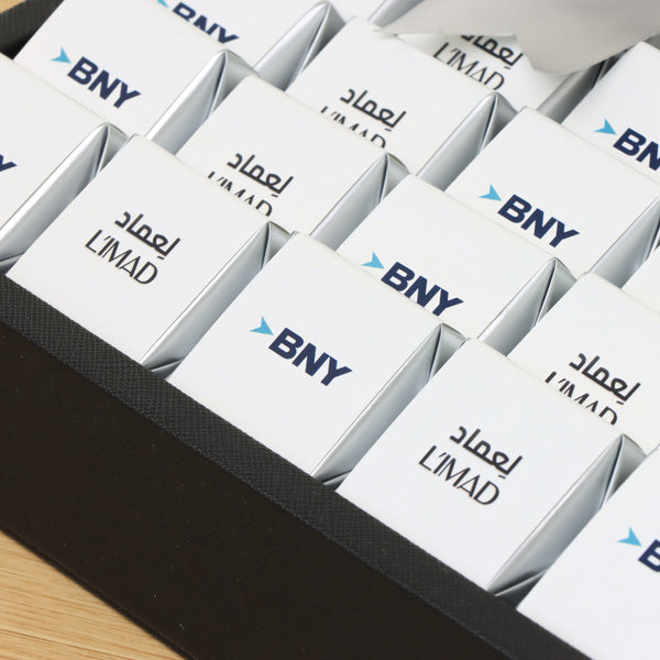 Corporate customized premium chocolate medium leather tray
