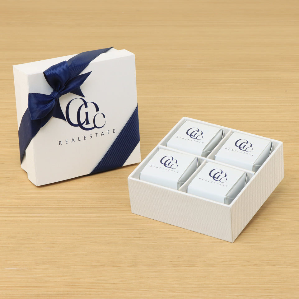 Set of 15 Corporate customized premium chocolate 4P hard box