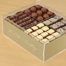 A special treat minimalist design premium chocolate small double acrylic tray