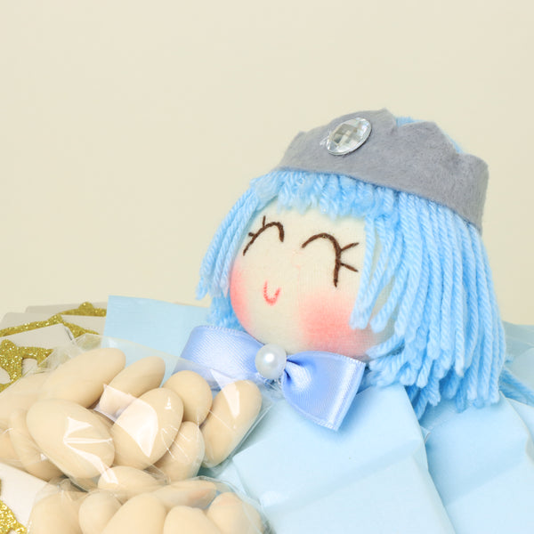 Baby boy prince decorated chocolate medium basket