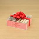 Happy Valentine's Day pink dotted line design premium chocolate gift acrylic box