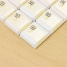 Wedding ribbon & pearl decorated chocolate