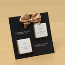 Set of 50 Corporate customized premium thin chocolate card