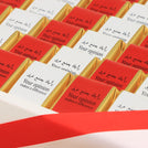 Corporate customized premium chocolate large leather tray