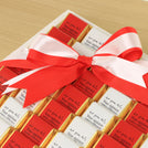 Corporate customized premium chocolate large leather tray
