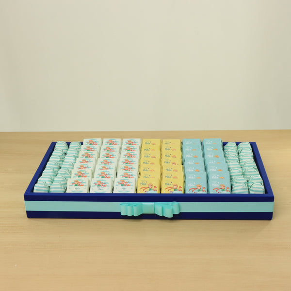 The little prince chocolate personalized leather tray