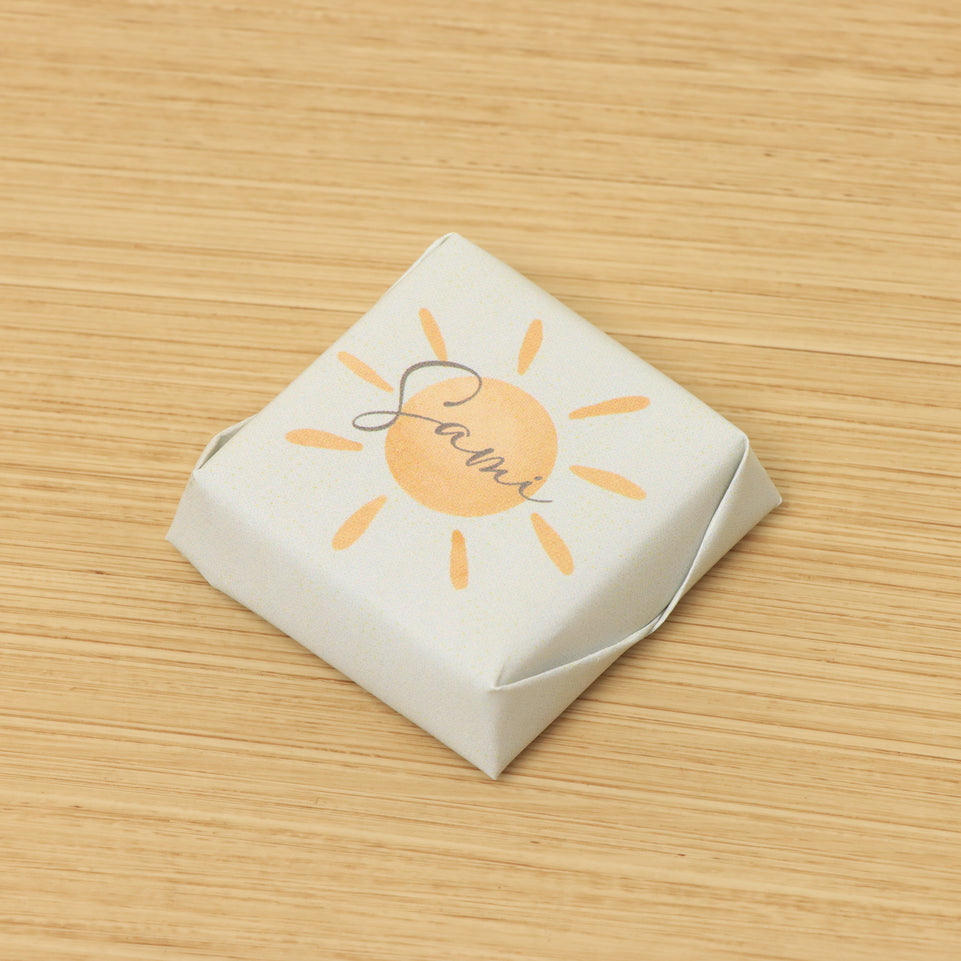 Baby boy personalized sun designed premium loose chocolate