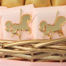 Baby Girl carousel them premium chocolate medium basket