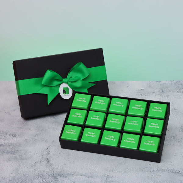 Set of 4 Corporate branded chocolate hard box