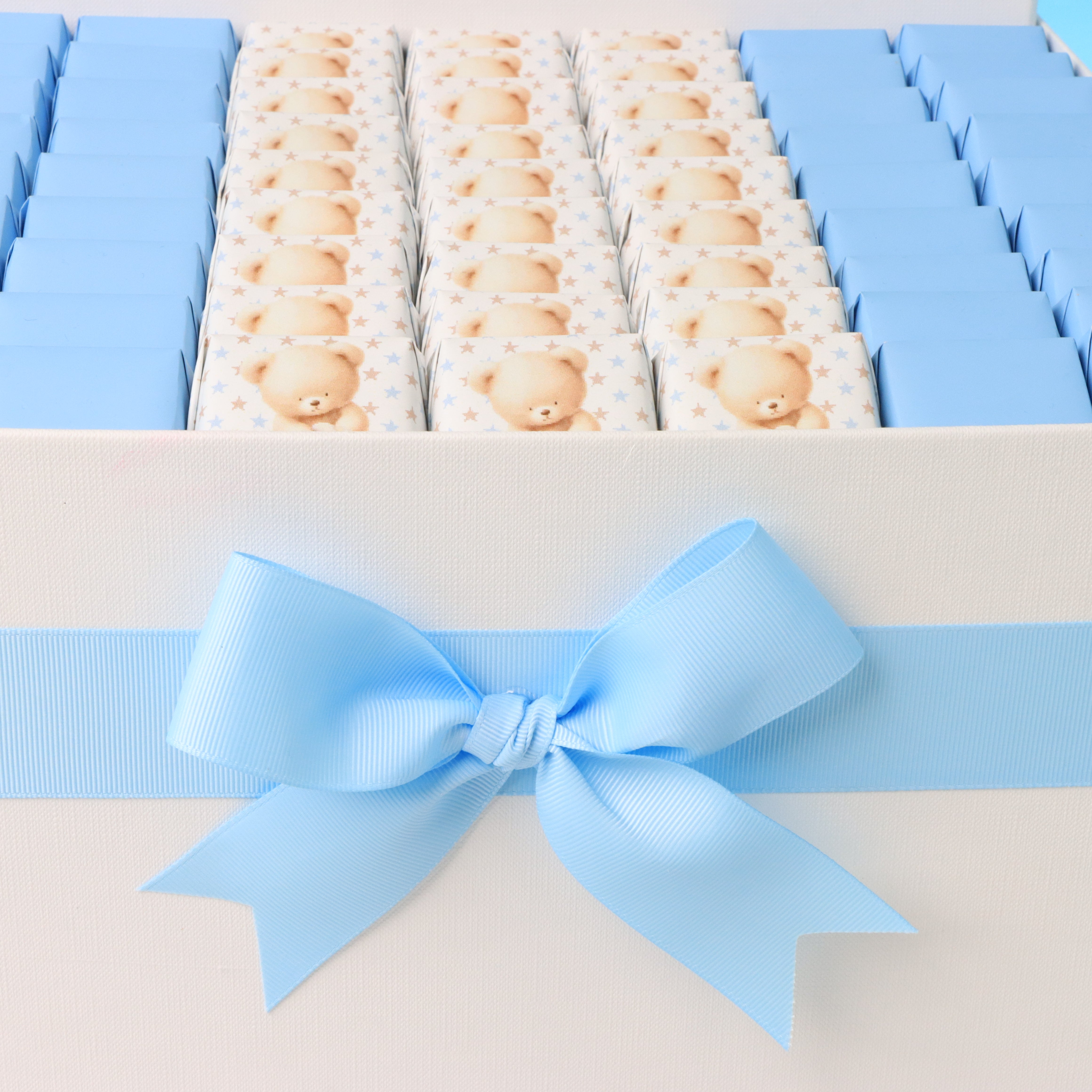 Baby boy teddy theme designed chocolate extra large hamper