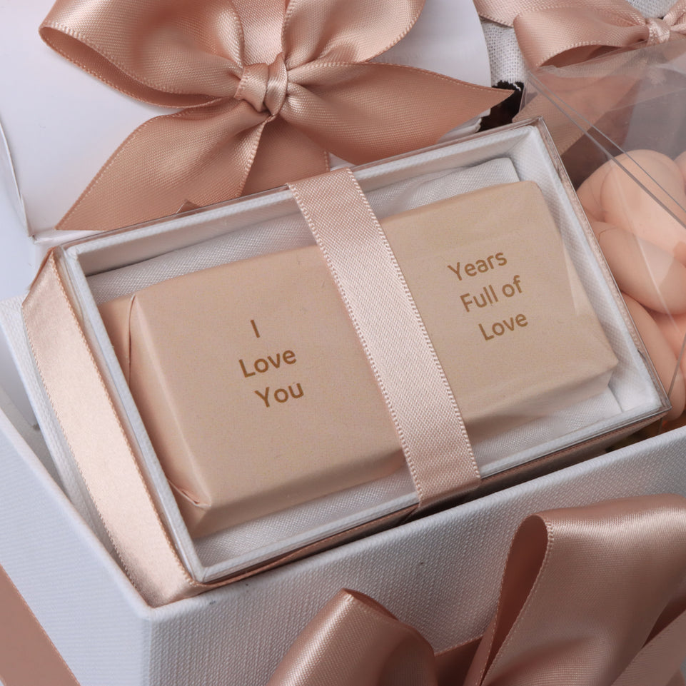 Luxury happy anniversary designed premium chocolate extra large hamper