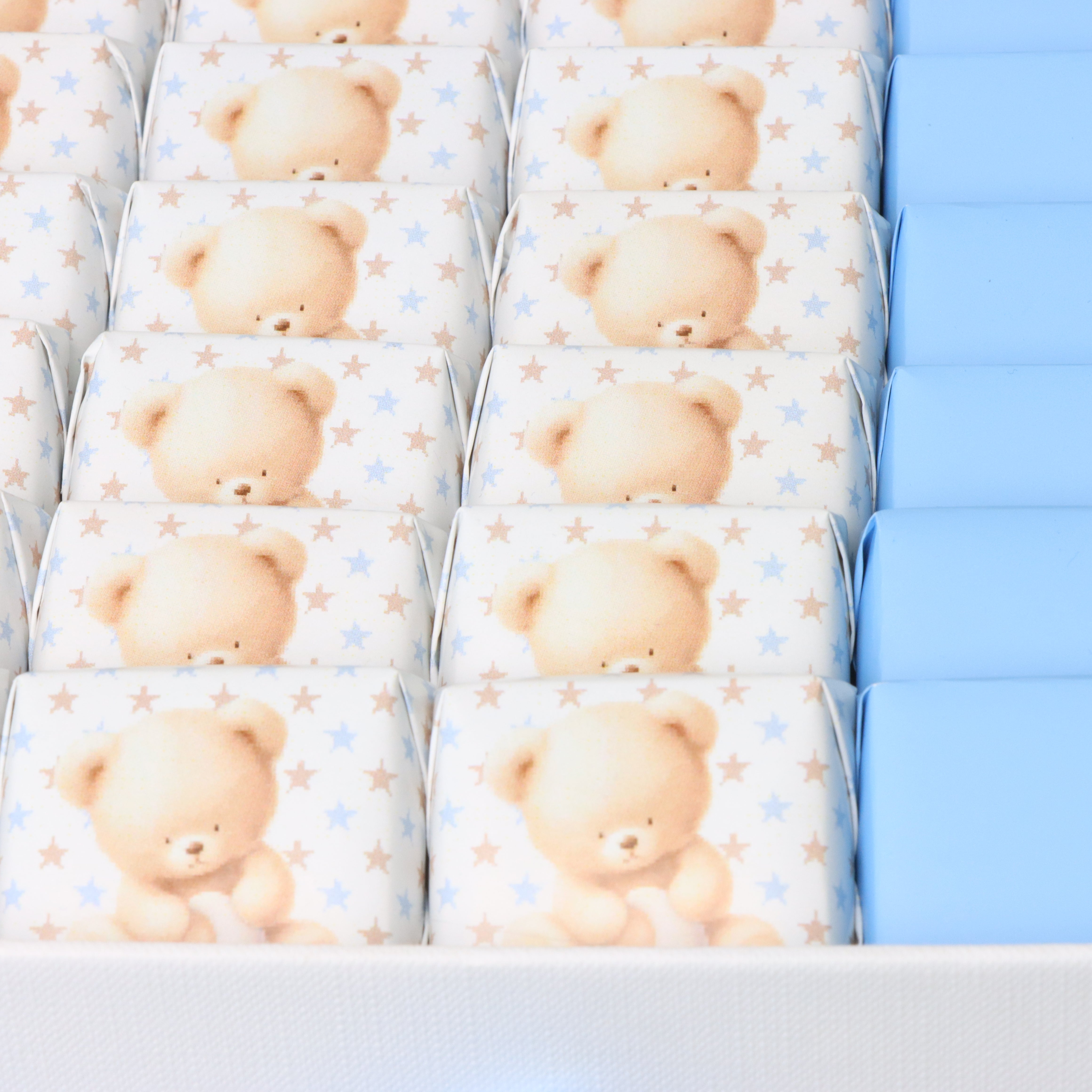 Baby boy teddy theme designed chocolate extra large hamper