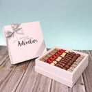 Good luck on your new adventure designed premium chocolate one layer hard box