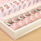 Baby Girl Fairy design premium chocolate large leather tray