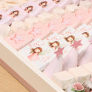Baby Girl Fairy design premium chocolate large leather tray