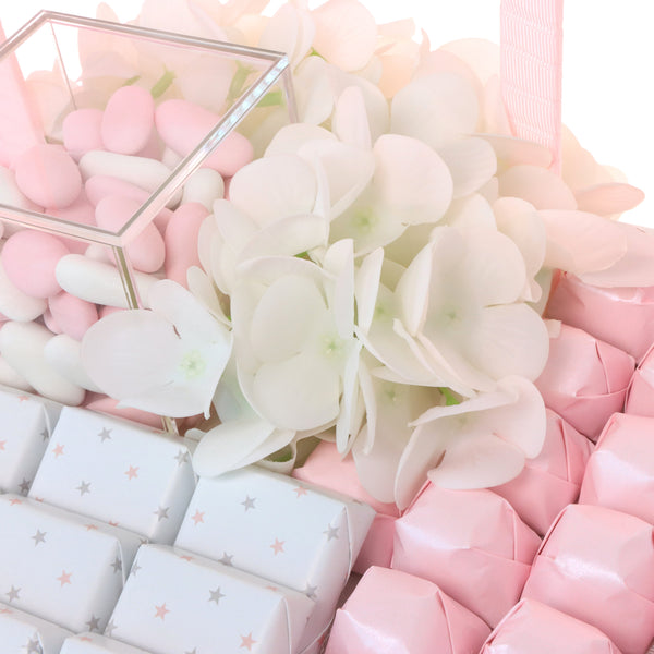 Baby Girl star cloud designed premium chocolate large leather tray