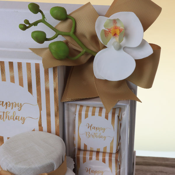 Happy birthday designed premium chocolate & sweets hamper