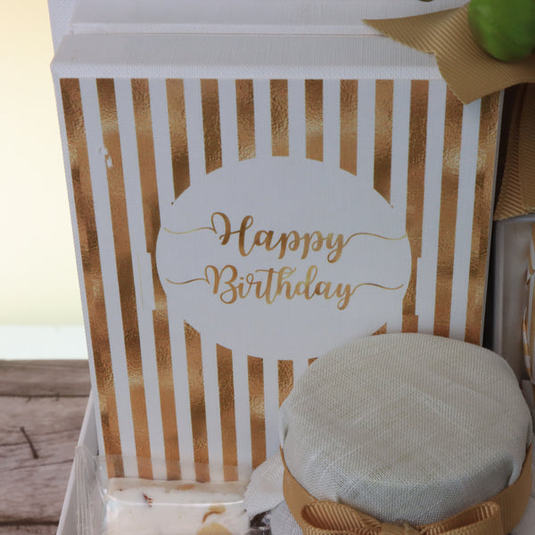 Happy birthday designed premium chocolate & sweets hamper