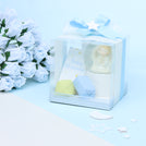 Set of 20 Angel globe with chocolate clear box