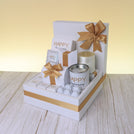 Happy anniversary designed premium chocolate & sweets large hamper