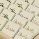 Baby teddy theme design premium chocolate medium large tray