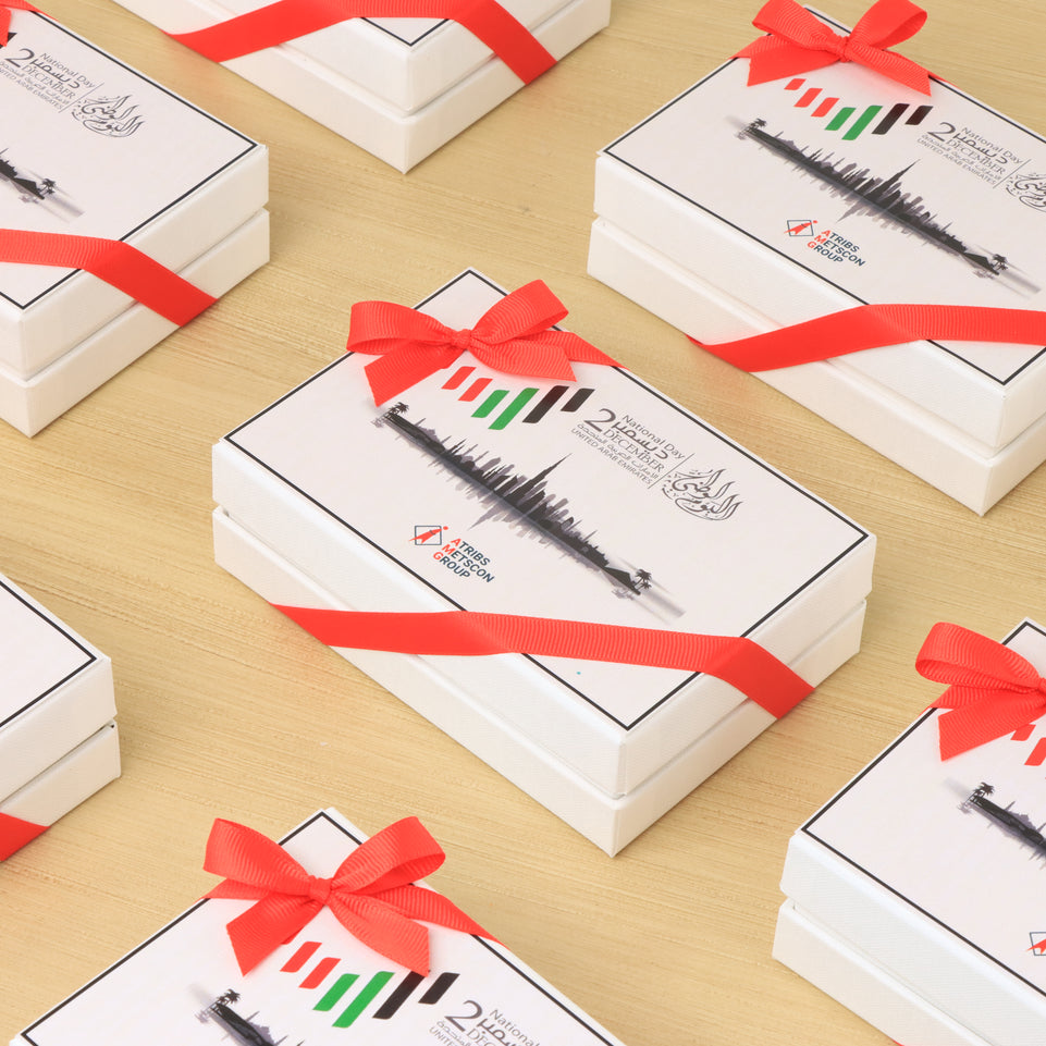 Corporate customized premium chocolate 6P hard box