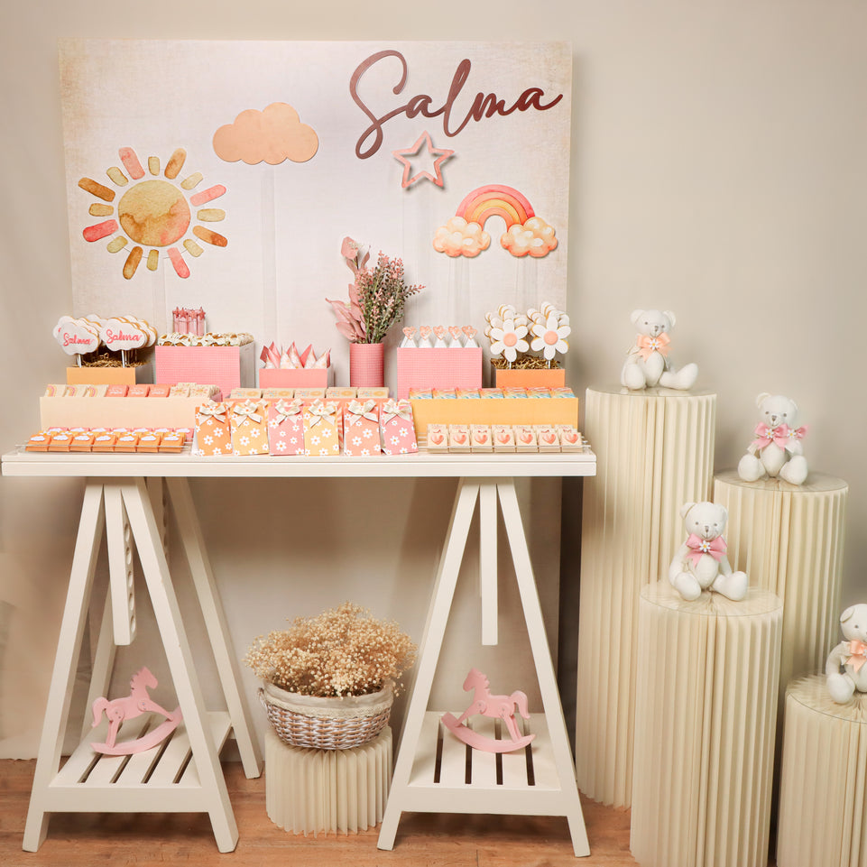 Baby girl sunshine theme design premium chocolate arrangement