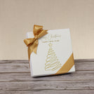 Set of 15 Merry Christmas & happy new year designed premium chocolate 4 piece hard box