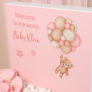 Baby girl teddy designed premium chocolate extra large hamper