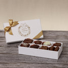 Set of 6 Season's greetings wreath designed premium chocolate 8P hard box