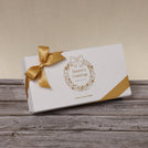 Set of 6 Season's greetings wreath designed premium chocolate 8P hard box