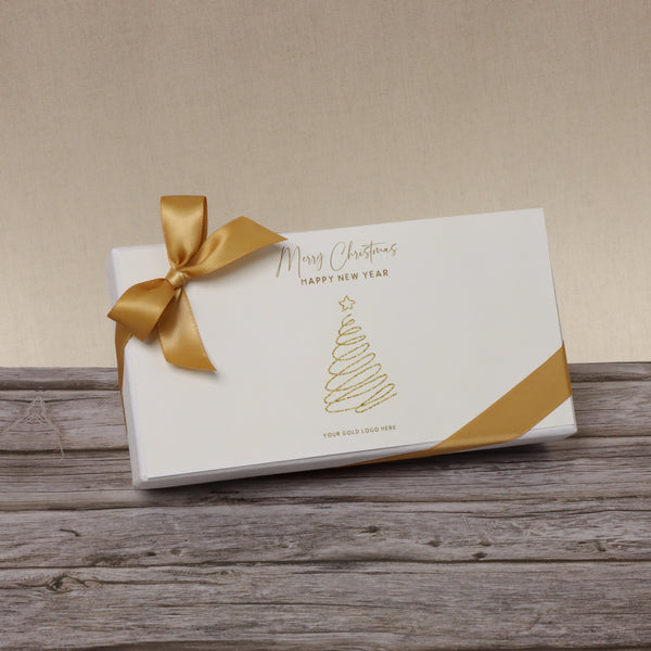 Set of 6 Merry Christmas & new year designed premium chocolate 8P hard box