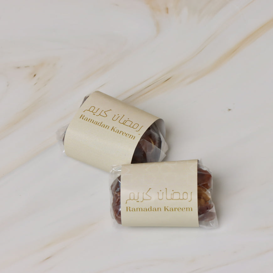 Ramadan kareem sleeve wrapped loose premium nut stuffed dates