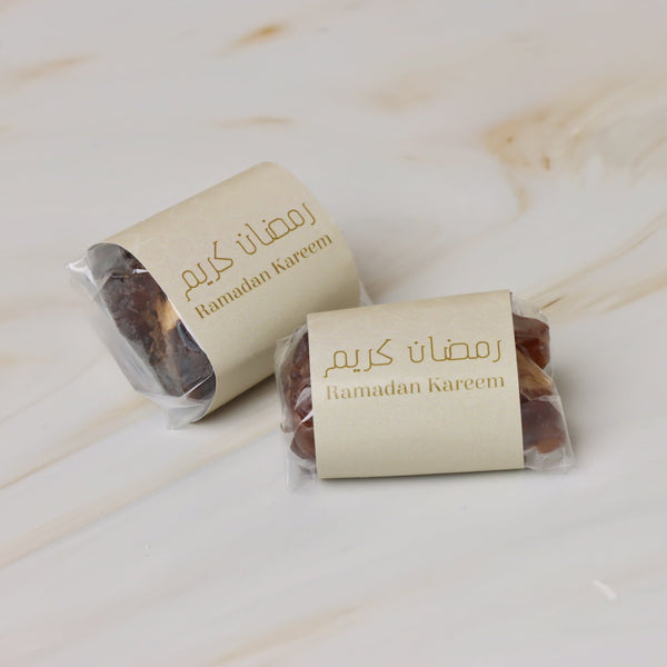 Ramadan kareem sleeve wrapped loose premium nut stuffed dates