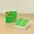 Set of 15 Corporate customized premium chocolate 4 pc hard box
