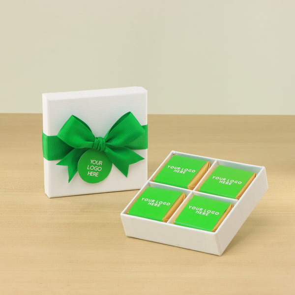 Set of 15 corporate customized premium chocolate 4P hard box