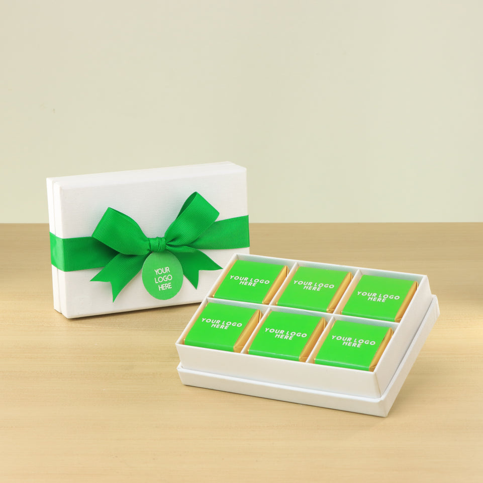 Set of 8 Corporate customized premium chocolate 6P hard box