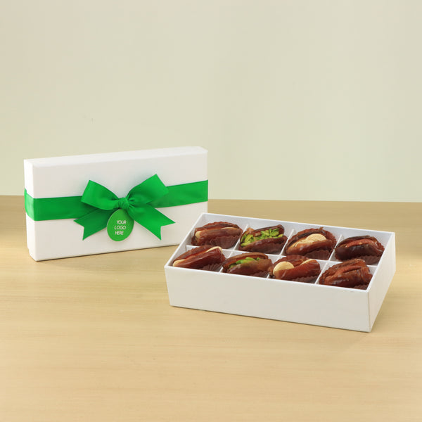 Set of 6 premium nut stuffed dates 8P hard box giveaway