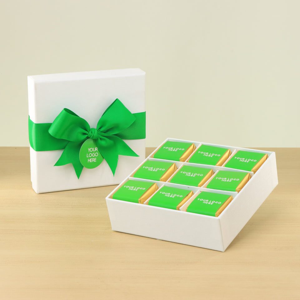 Set of 5 corporate customized premium chocolate 9P hard box